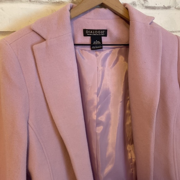 Dialogue lilac wool cashmere blend jacket - Picture 2 of 4